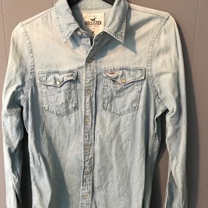 Hollister Chambray & Aeropostale Thermal shirt Med